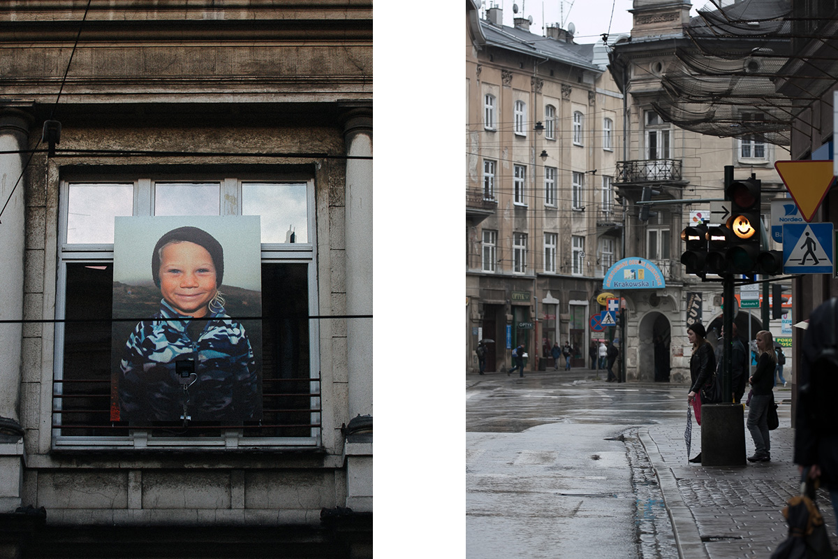 Dokumentacja akcji World Smile Day w przestrzeni miejskiej Krakowa