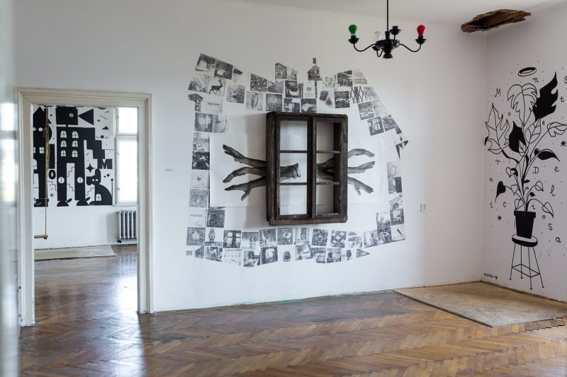 Dom w szczególe, widok wystawy w Kraków Art House podczas Cracow Gallery Weekend KRAKERS