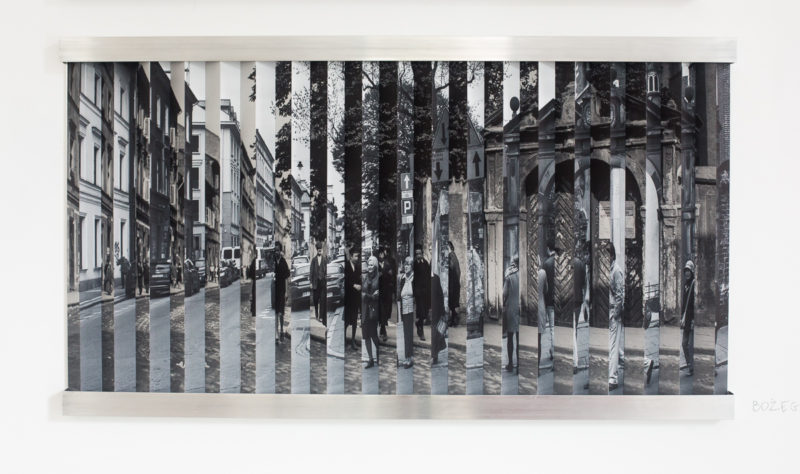 Klatki Czasów; Kazimierz, obiekt łączący fotografię archiwalną i współczesną z krakowskiego Kazimierza