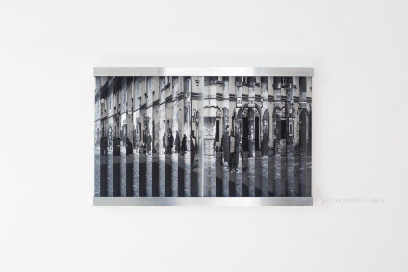 Klatki Czasów; Kazimierz, obiekt łączący fotografię archiwalną i współczesną z krakowskiego Kazimierza