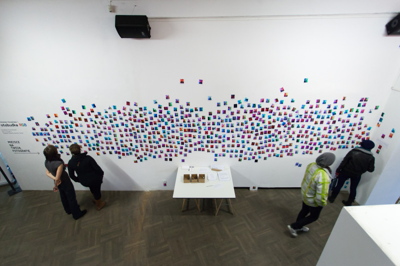 portrait of Bartolomeo Koczenasz inside RGB photo booth